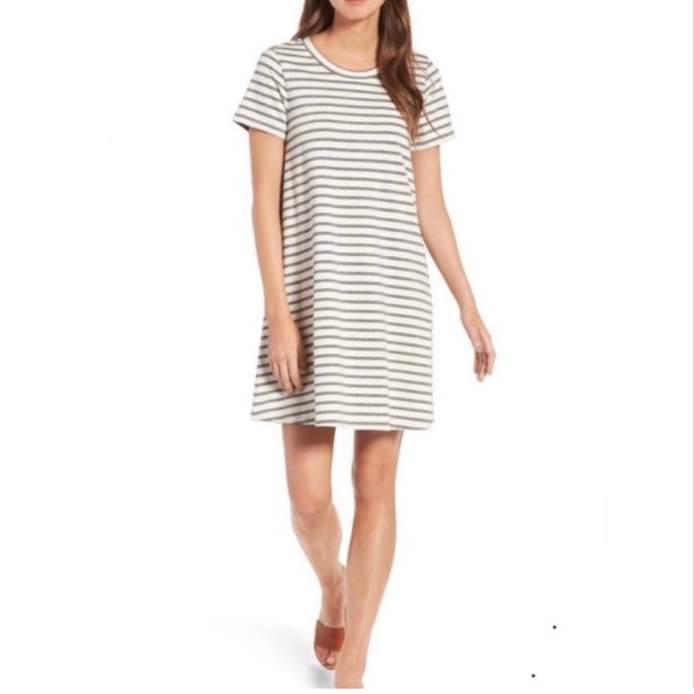 Madewell Retreat Stripped Cotton Dress